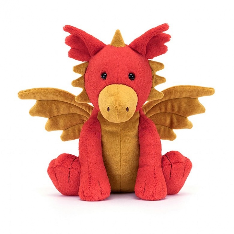 Jellycat Darvin Dragon | 258910-RBL