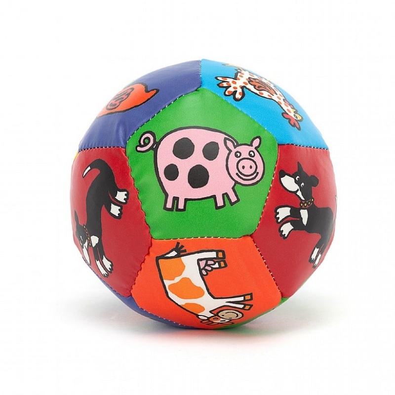 Jellycat Farm Tails Boing Ball | 048325-RFP