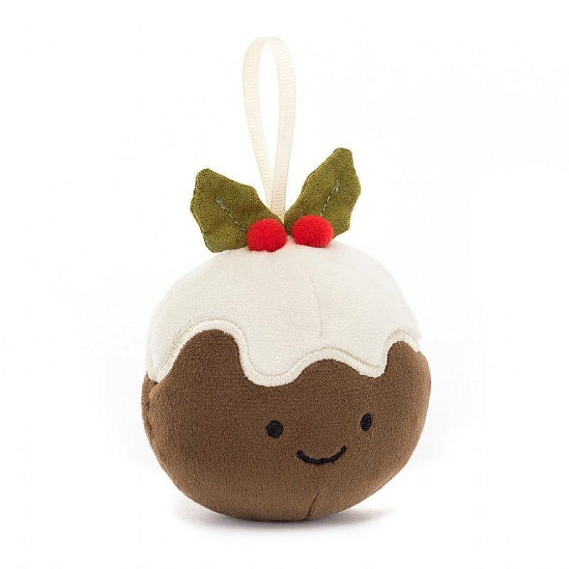 Jellycat Festive Folly Christmas Pudding | 754286-MJK