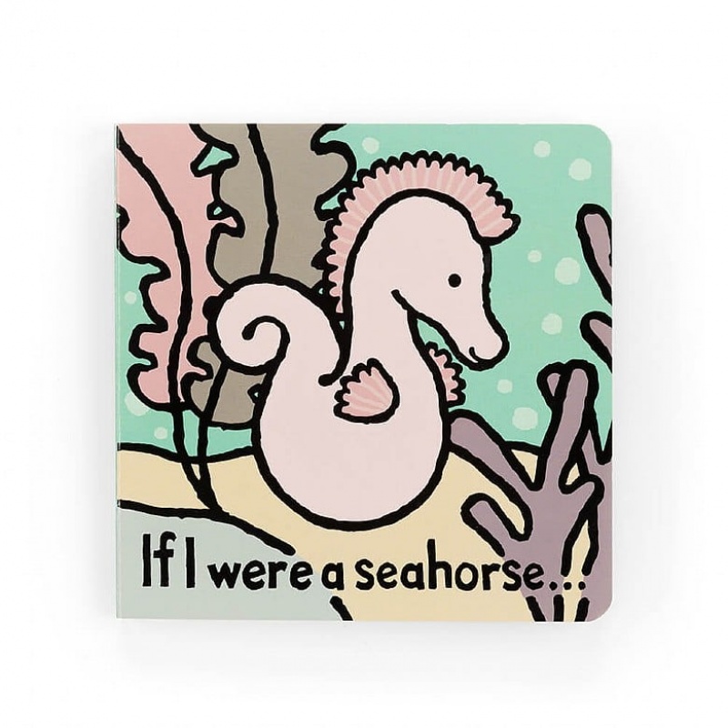 Jellycat If I Were A Seahorse Book | 382659-QGT