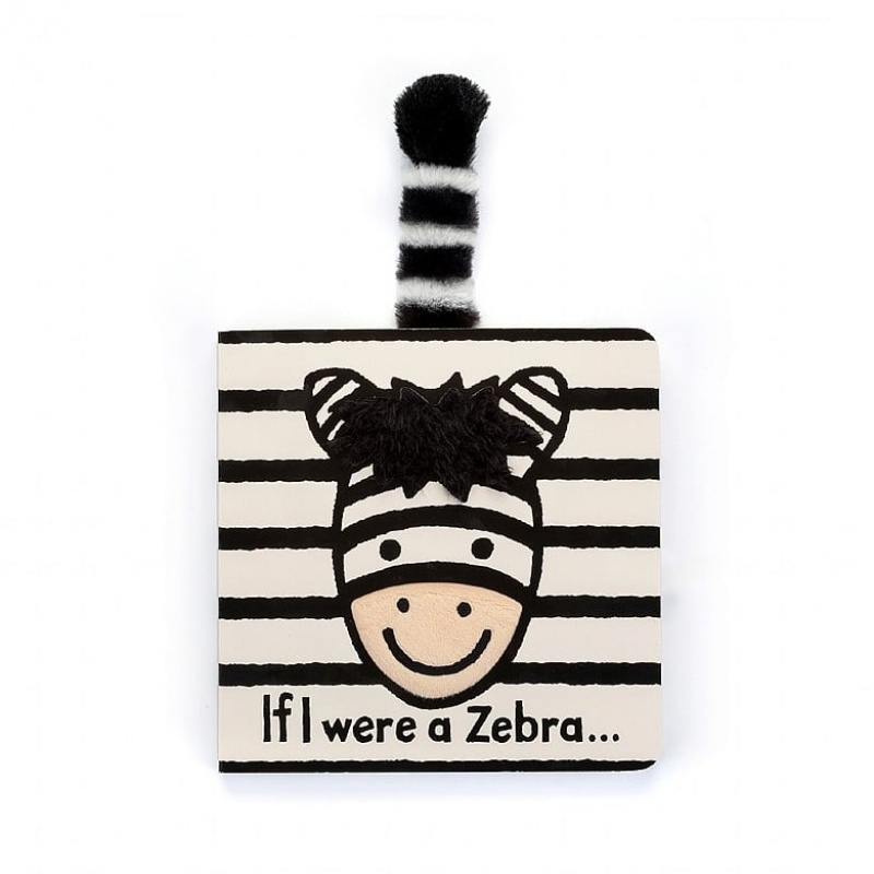 Jellycat If I were a Zebra Board Book | 832976-LID