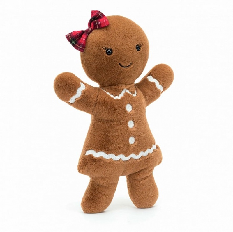 Jellycat Jolly Gingerbread Ruby Large | 072469-TQG