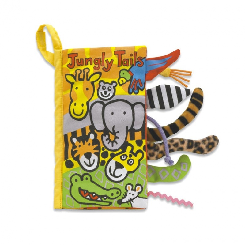 Jellycat Jungly Tails Book | 513649-NXK