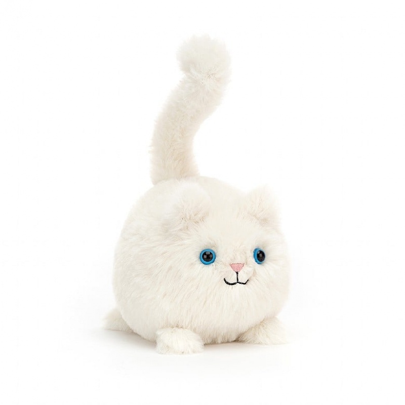 Jellycat Kitten Caboodle Cream | 103692-ZTJ