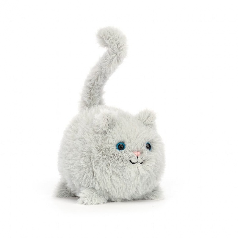 Jellycat Kitten Caboodle Grey | 103586-YWG