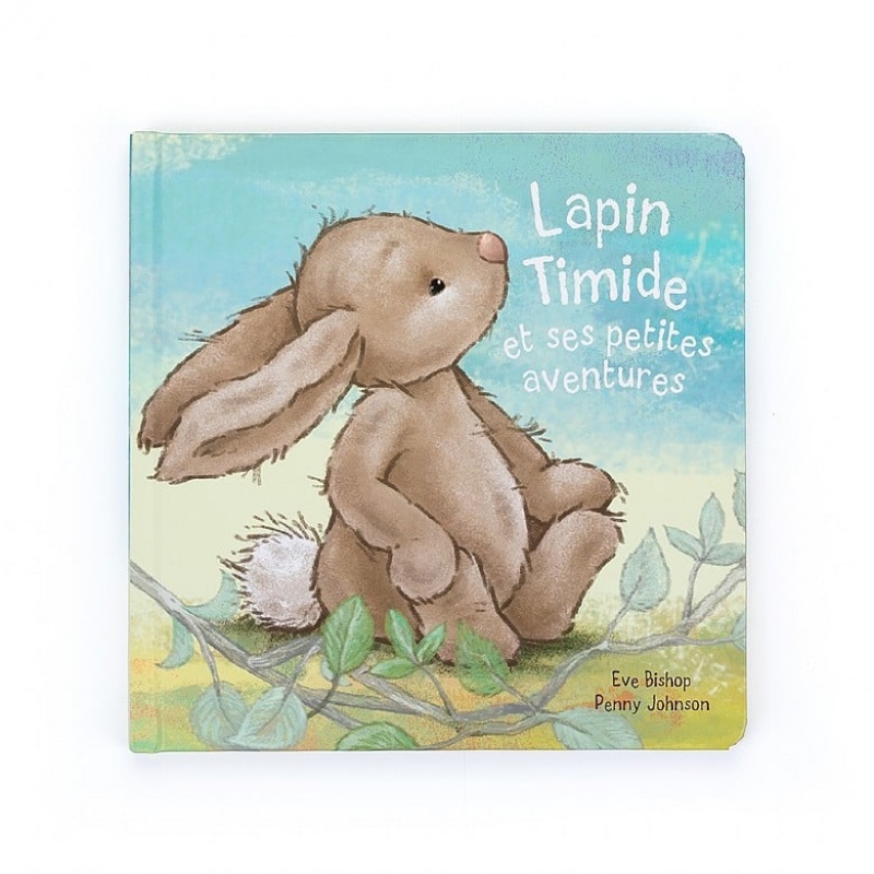 Jellycat Lapin Timide Et Ses Petites Aventures & Bashful Beige Bunny Medium | 947618-WRF