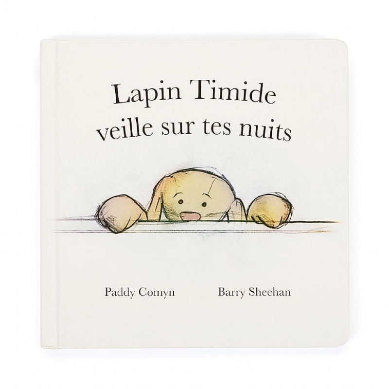 Jellycat Lapin Timide Veille Sur Tes Nuits & Bashful Cottontail Bunny Medium | 502874-PHZ