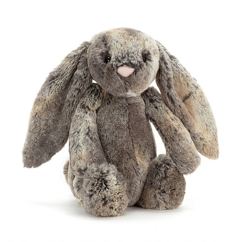 Jellycat Lapin Timide Veille Sur Tes Nuits & Bashful Cottontail Bunny Medium | 502874-PHZ