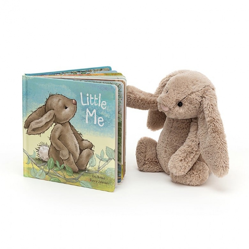 Jellycat Little Me Book and Bashful Beige Bunny Medium | 352018-XUC