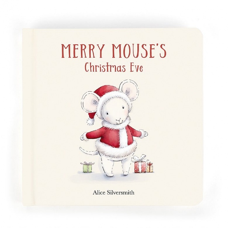 Jellycat Merry Mouse Book and Merry Mouse | 593281-RDL