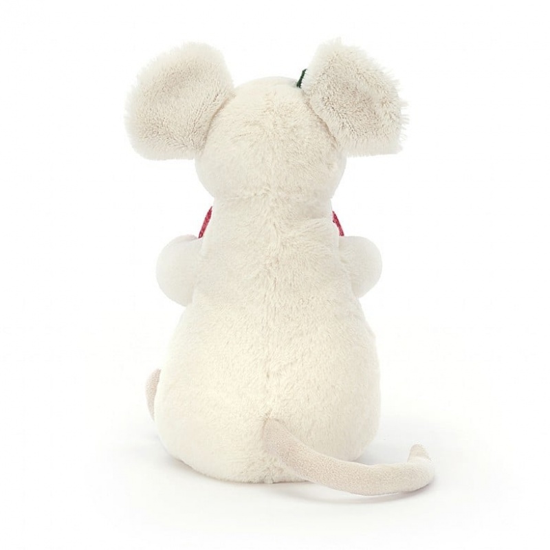 Jellycat Merry Mouse Present | 526798-JLU