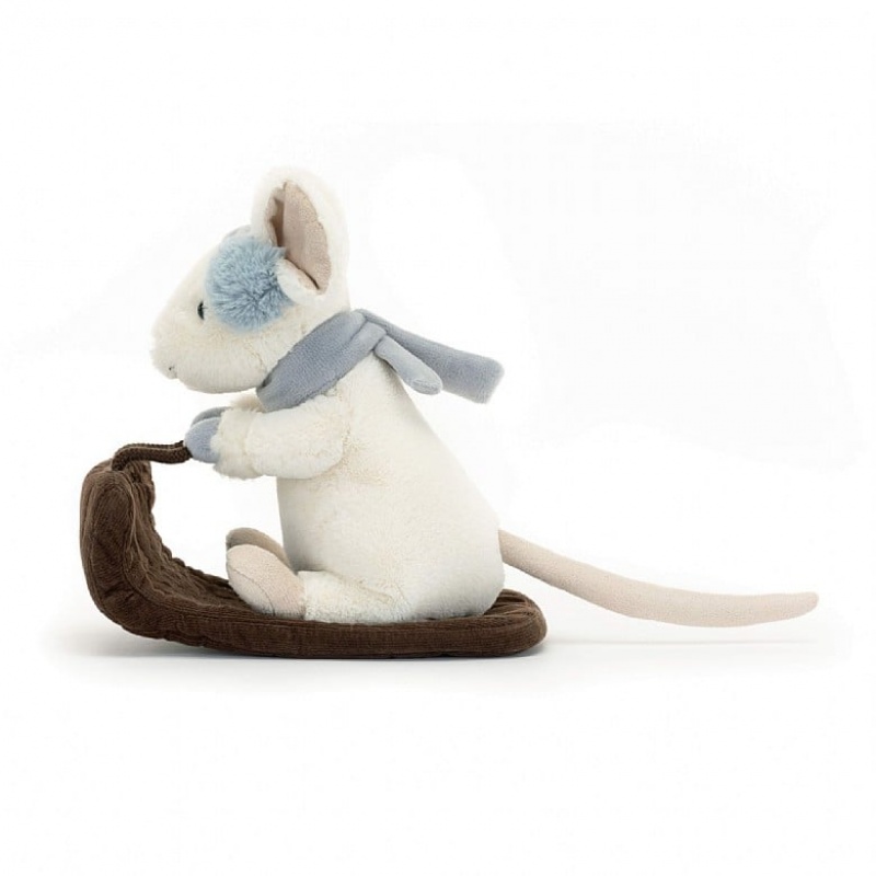 Jellycat Merry Mouse Sleighing | 910356-JQE