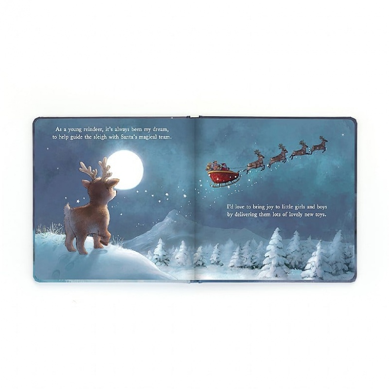 Jellycat Mitzi Reindeer’s Dream Book | 374592-NRG