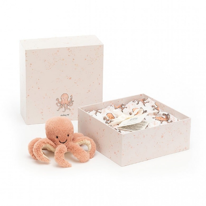 Jellycat Odell Octopus Gift Set | 481673-BOC