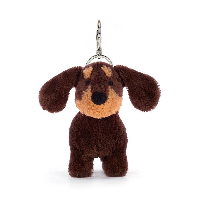 Jellycat Otto Sausage Dog Bag Charm | 758142-NUB