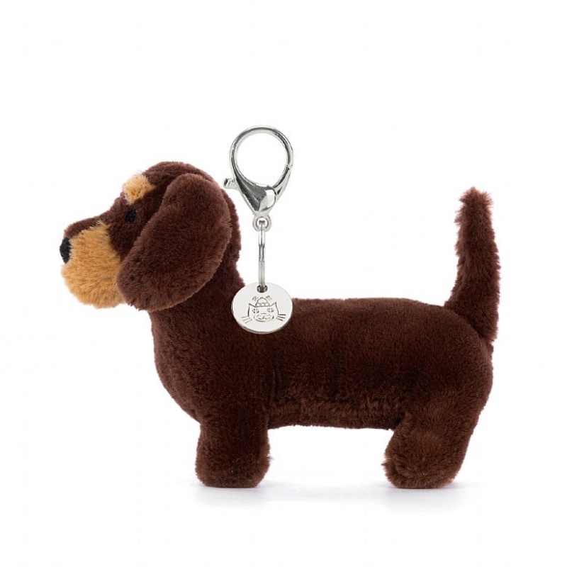 Jellycat Otto Sausage Dog Bag Charm | 758142-NUB