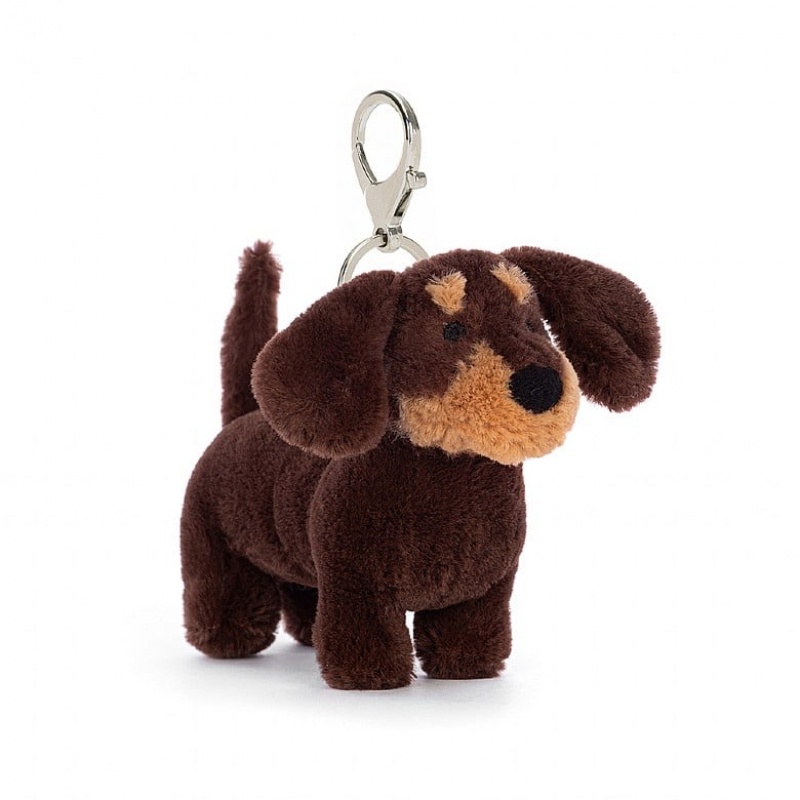 Jellycat Otto Sausage Dog Bag Charm | 758142-NUB