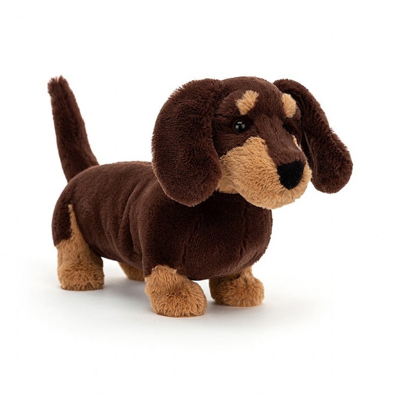 Jellycat Otto the Loyal Long Dog Book and Otto Sausage Dog Large | 703459-HVS