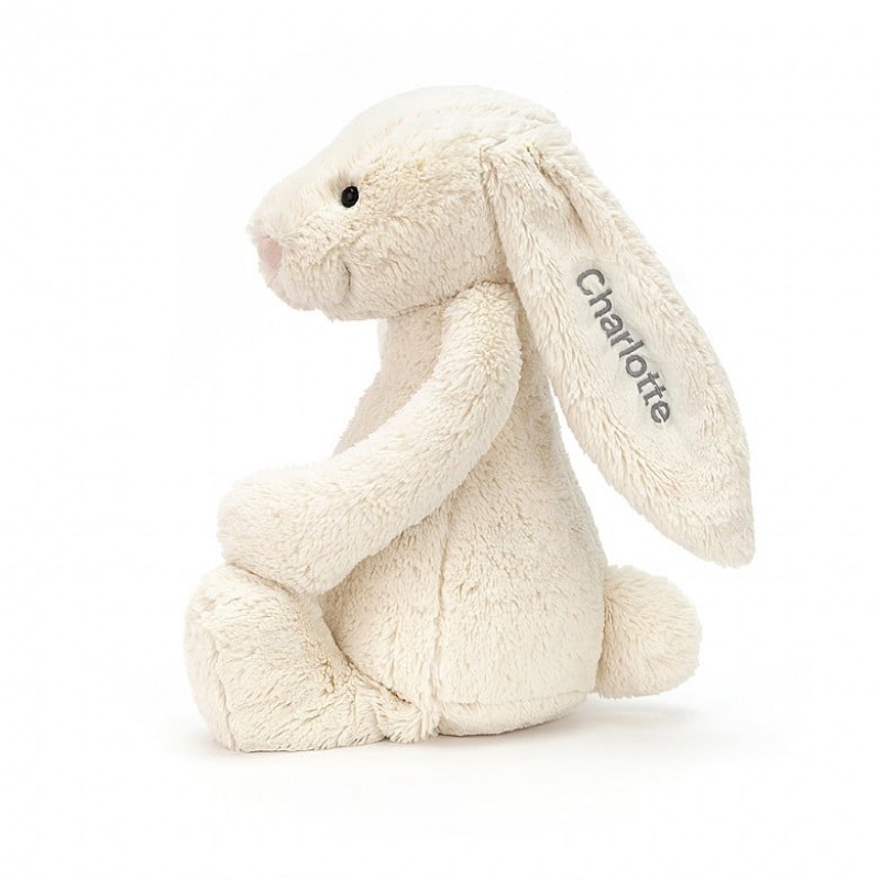 Jellycat Personalised Bashful Cream Bunny Huge | 930782-YUM