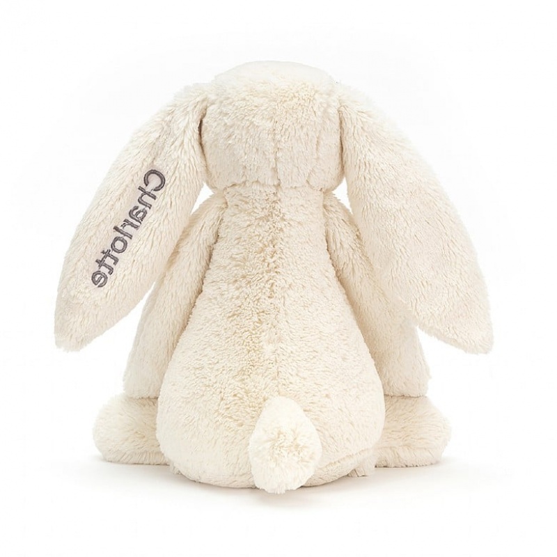 Jellycat Personalised Bashful Cream Bunny Huge | 930782-YUM