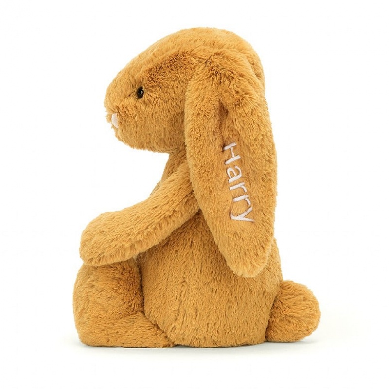 Jellycat Personalised Bashful Golden Bunny Medium | 516094-KSI