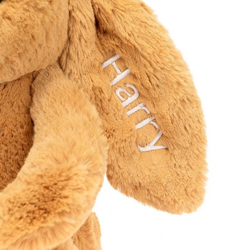 Jellycat Personalised Bashful Golden Bunny Medium | 516094-KSI