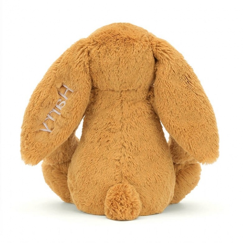 Jellycat Personalised Bashful Golden Bunny Medium | 516094-KSI