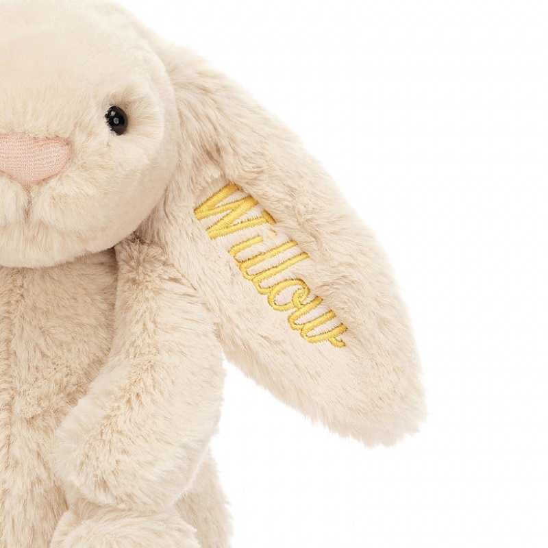 Jellycat Personalised Bashful Luxe Bunny Willow Medium | 954021-FMH