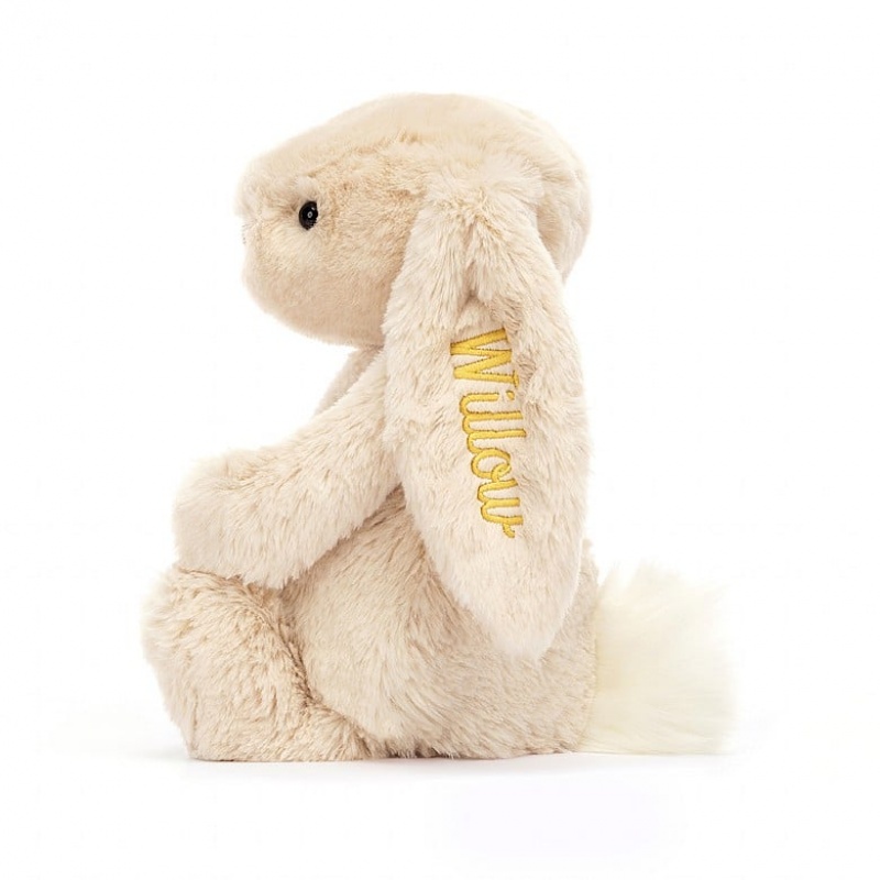 Jellycat Personalised Bashful Luxe Bunny Willow Medium | 954021-FMH