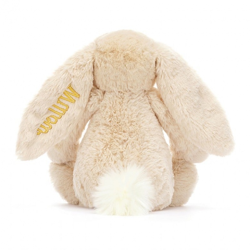 Jellycat Personalised Bashful Luxe Bunny Willow Medium | 954021-FMH