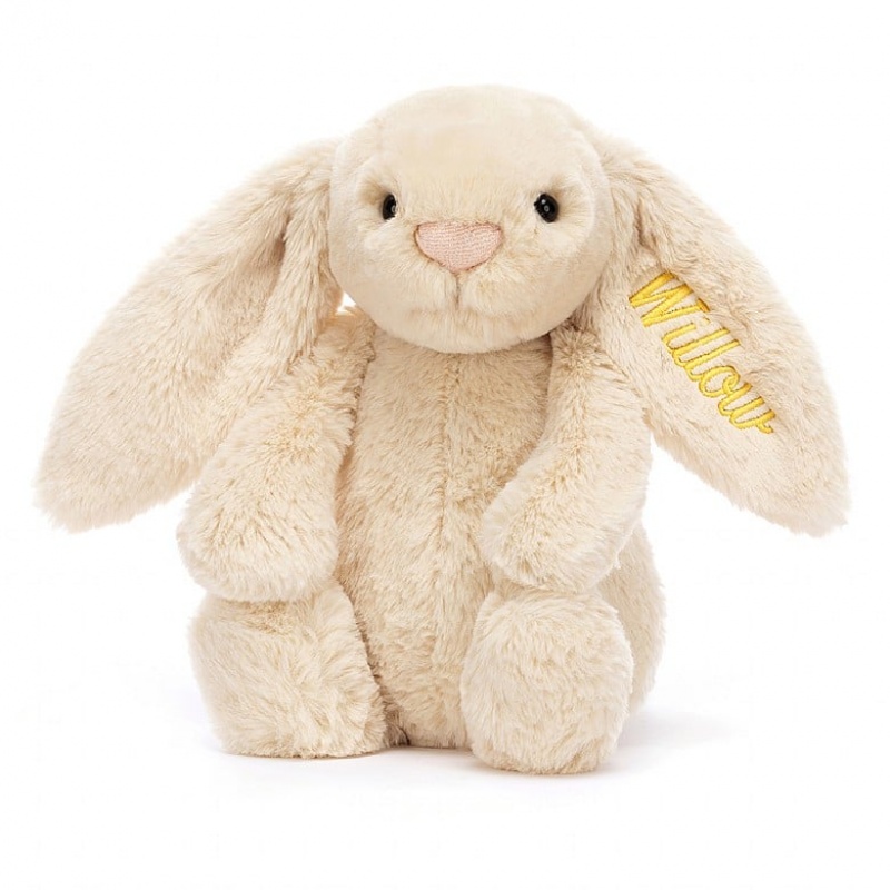 Jellycat Personalised Bashful Luxe Bunny Willow Medium | 954021-FMH