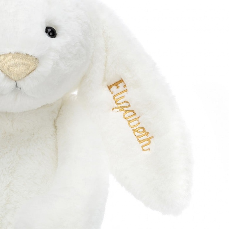 Jellycat Personalised Bashful Luxe Bunny Luna Huge | 128690-MZP