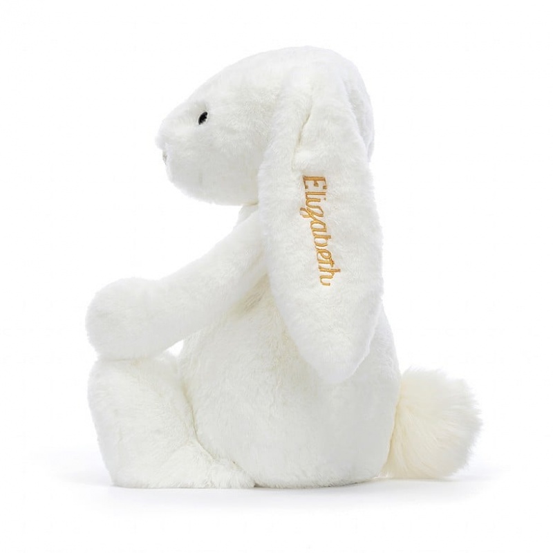 Jellycat Personalised Bashful Luxe Bunny Luna Huge | 128690-MZP