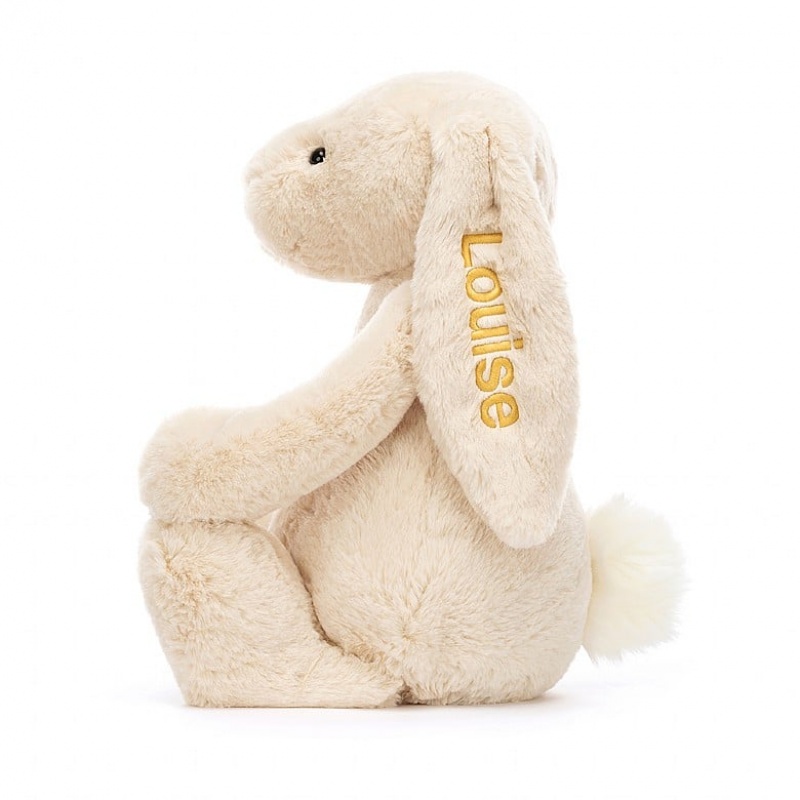 Jellycat Personalised Bashful Luxe Bunny Willow Huge | 370158-LXE