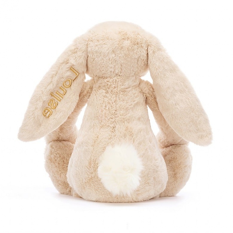 Jellycat Personalised Bashful Luxe Bunny Willow Huge | 370158-LXE