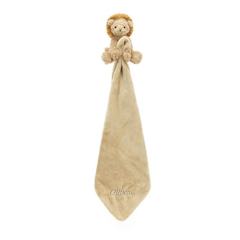 Jellycat Personalised Fuddlewuddle Lion Soother | 190685-XMV