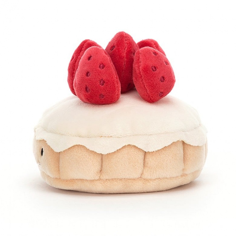 Jellycat Pretty Patisserie Tarte Aux Fraises | 352487-PJC