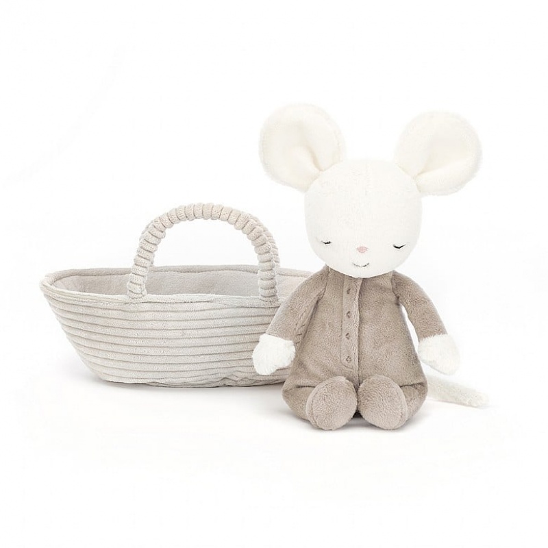 Jellycat Rock-a-Bye Mouse | 901437-DXM