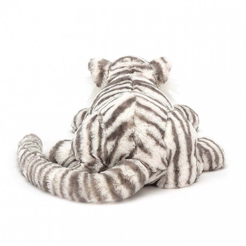 Jellycat Sacha Snow Tiger Large | 591824-NGZ