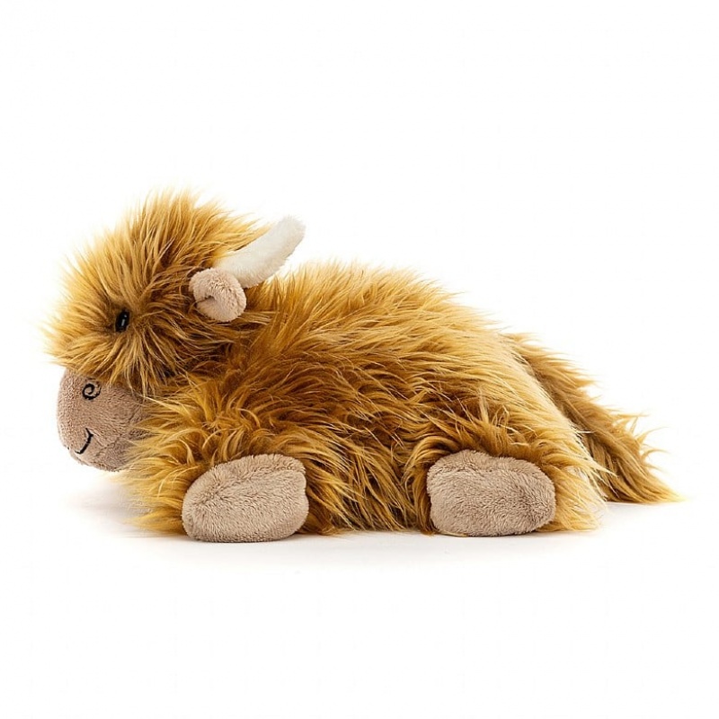 Jellycat Truffles Highland Cow Medium | 301942-AKU