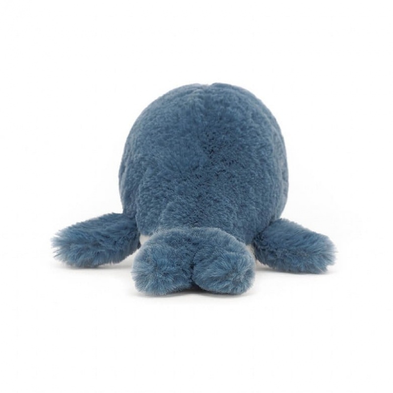 Jellycat Wavelly Whale Blue | 583142-GOZ